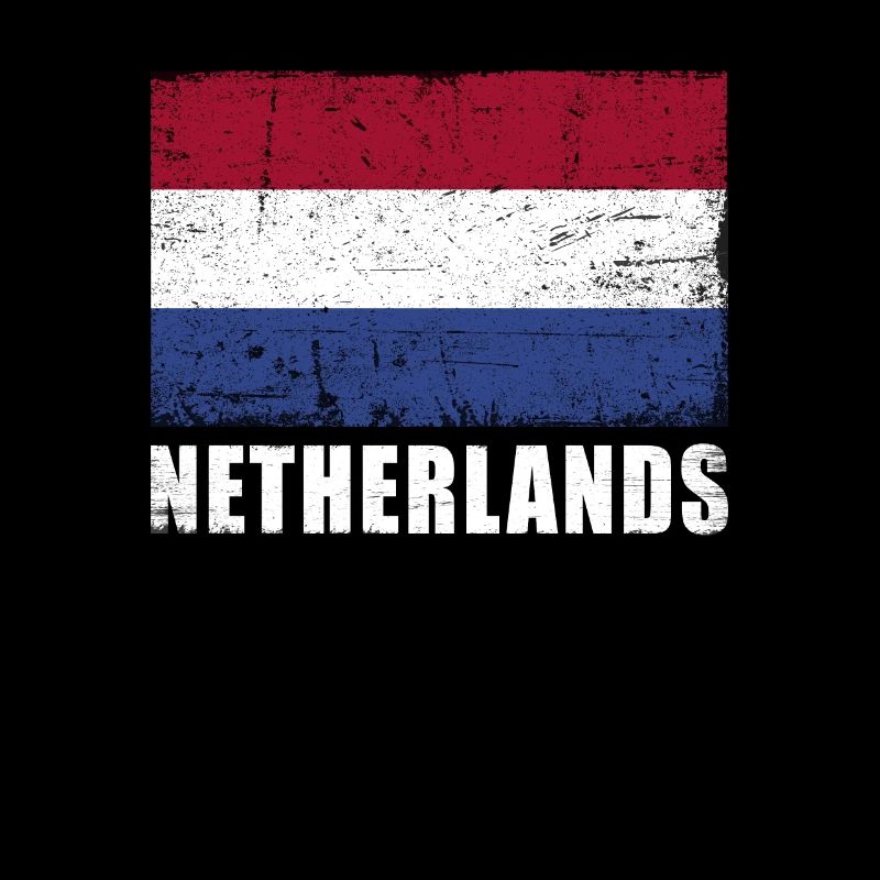 Netherlands Flag Grunge Netherlands Flag