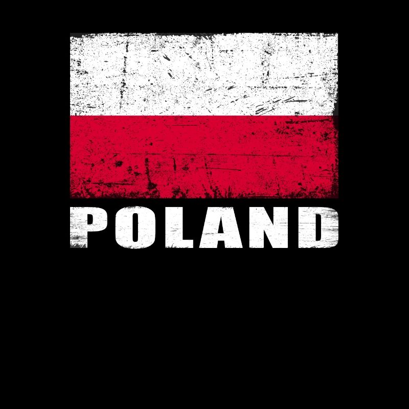 Pologne Drapeau Grunge Pologne Drapeau