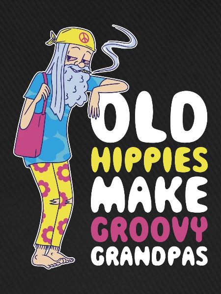 Hippie Grandpa Hippie Gift