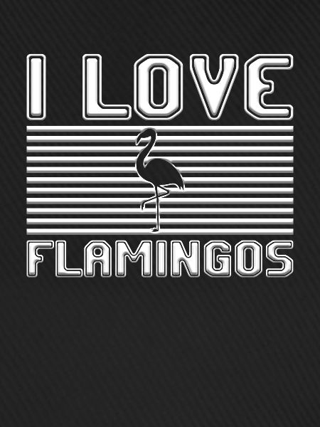 I love flamingos