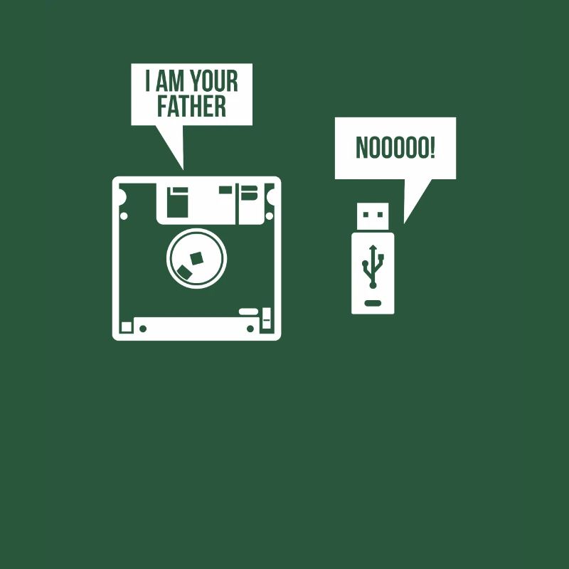 USB-Diskette Ich bin dein Vater Computer Nerd