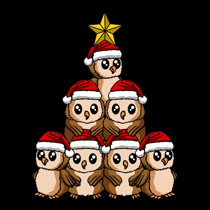 Owl Christmas Tree