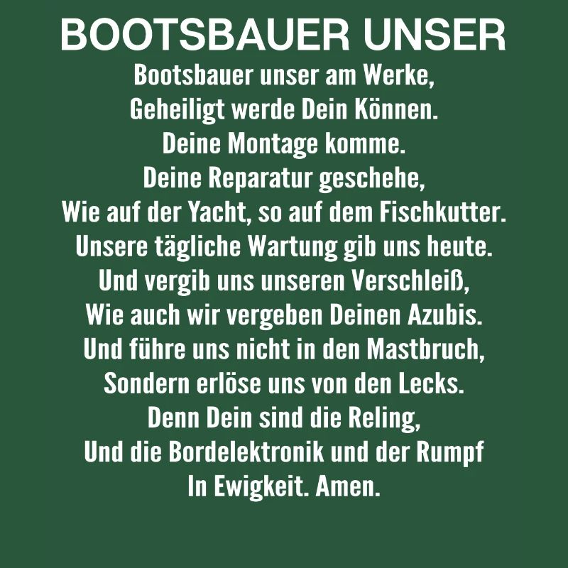 Bootsbauer Bootsbau Schiffbauer Schiffbau Boote