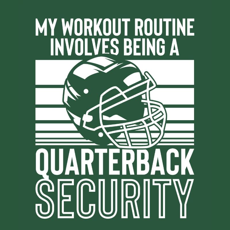 Fußball Quarterbacks Sicherheit Workout Routine