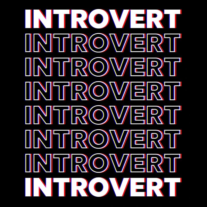 Introvertiert Sarkasmus Introvertierter Schüchtern