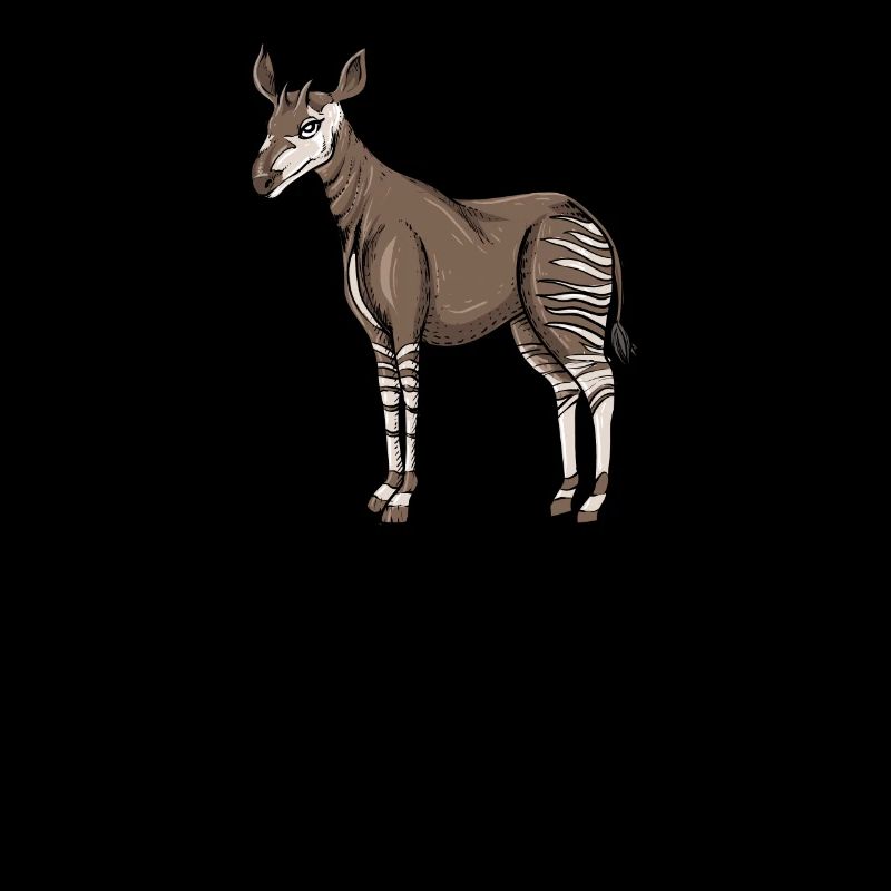 Okapi I girafe de la forêt tropicale pour
