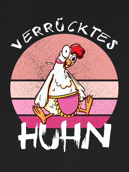 Crazy Chicken Funny Farmer