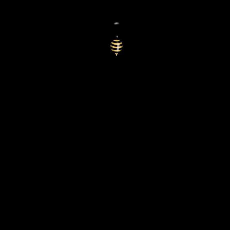 Abeille heureuse