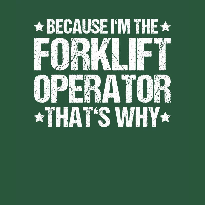 Staplerfahrer Gabelstaplerfahrer Forklift Operator