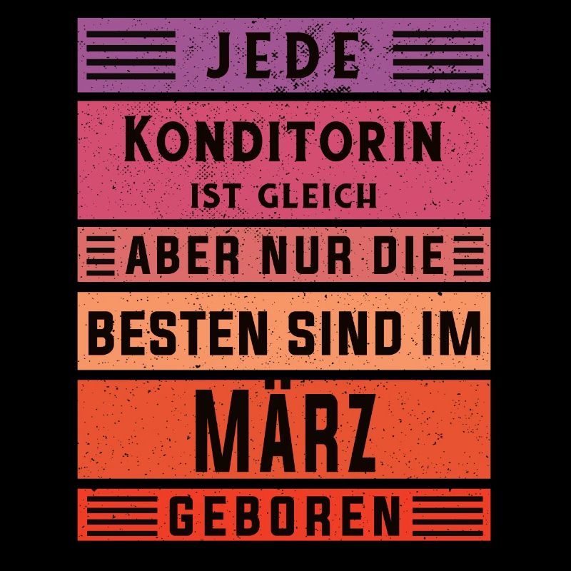 Bäcker Geburtstag März geboren Konditorin