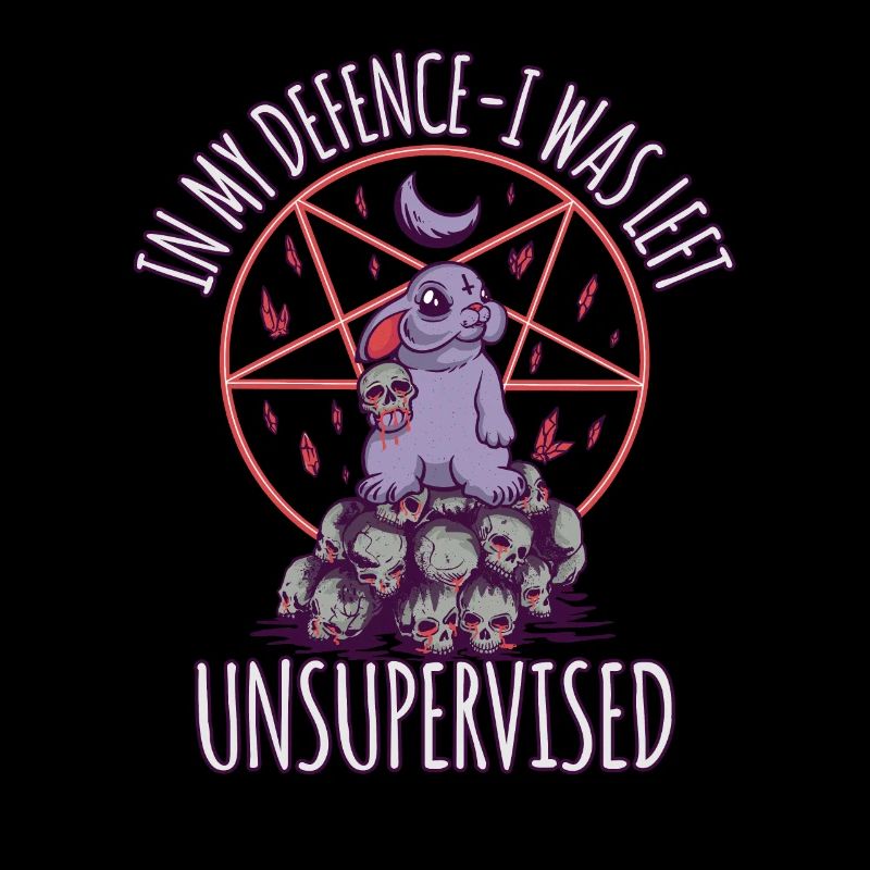 Funny hell cute pentagram goth grunge
