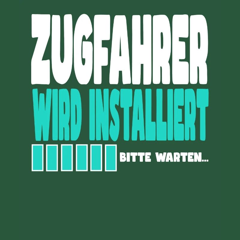 Zugfahrer wird installiert