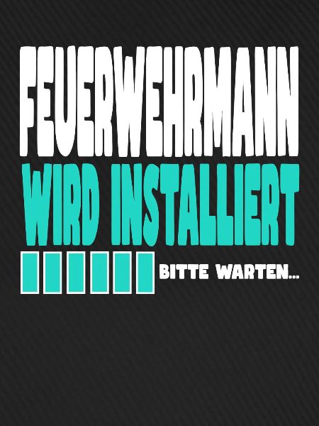 Feuerwehrmann wird installiert