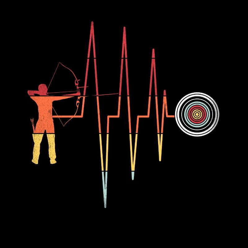 Retro Bogenschießen Bogen Und Pfeil Bogenschütze