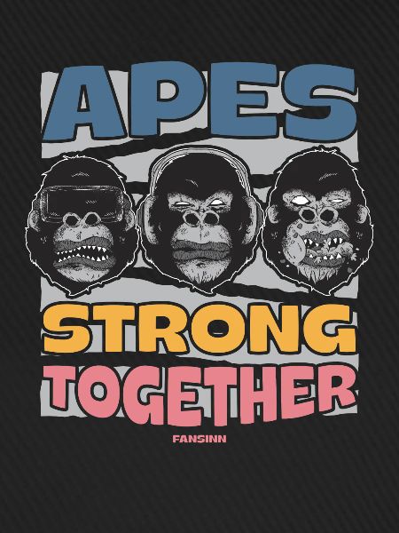 Singes forts ensemble