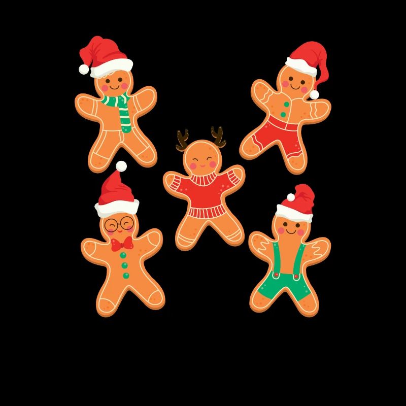 Lebkuchenmann Plätzchen Weihnachten Pyjamas Xmas