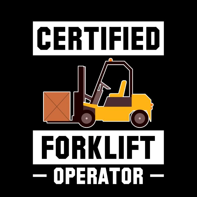 Certified Forklift Operator Shirt Gabelstapler