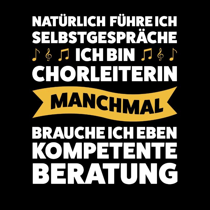 Chorleiterin Beruf Chorleitung Geschenk