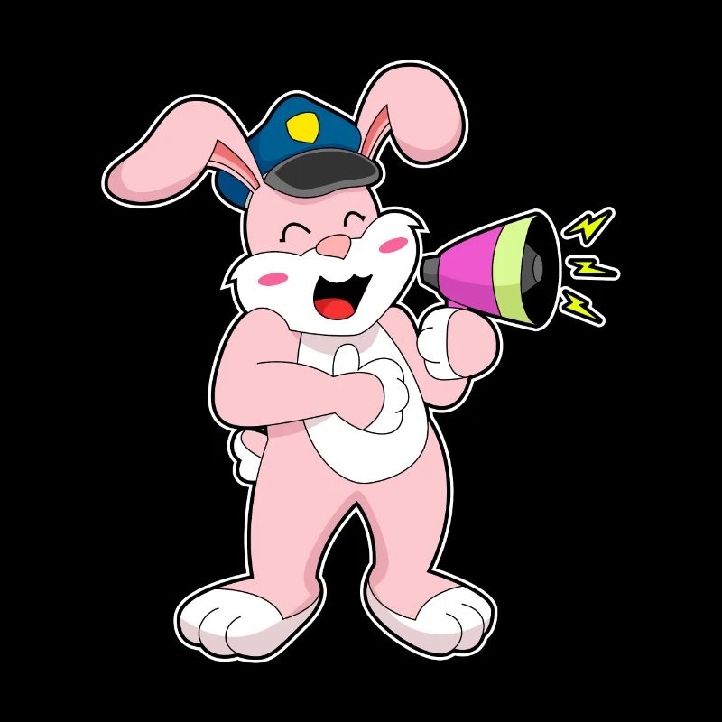 Rabbit Policier Microphone