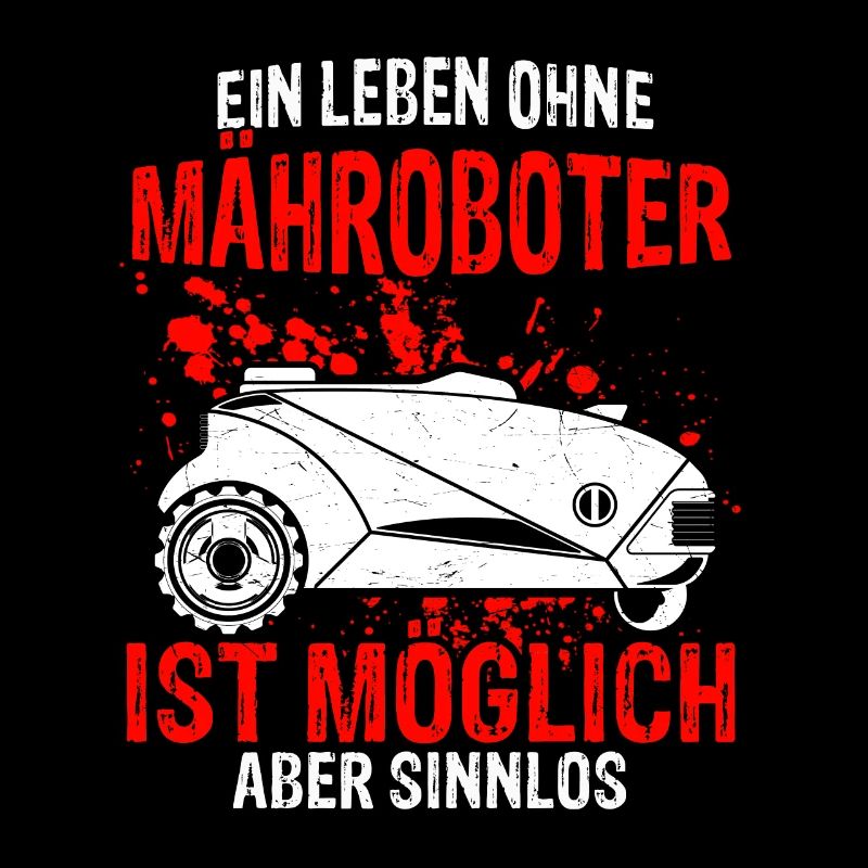 Mähroboter Garten Rasenroboter Mäher Geschenk