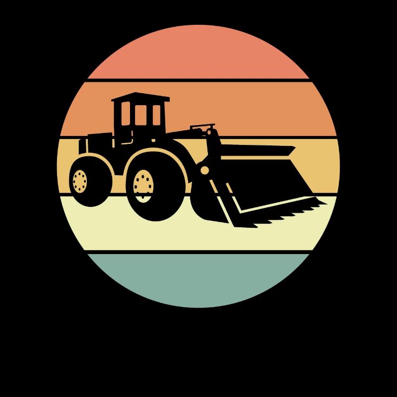 Retro Wheel Loader Design
