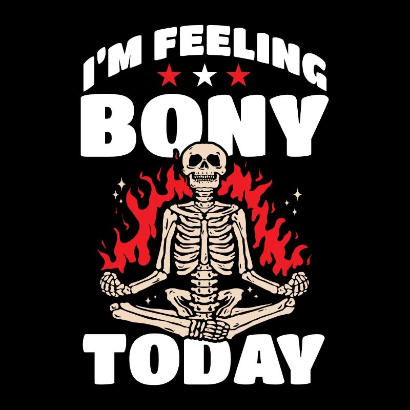 Goth Halloween bony today skeletonized