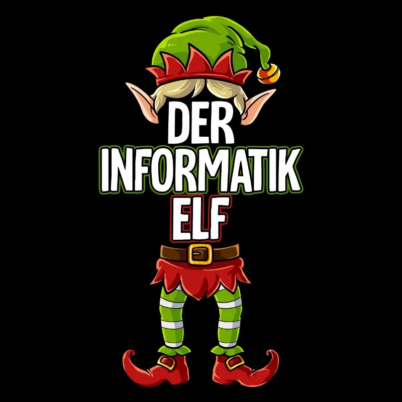 Informatik Elf Partnerlook Weihnachten
