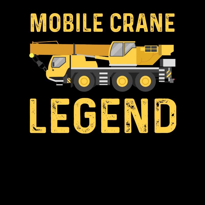 Légende de la grue mobile
