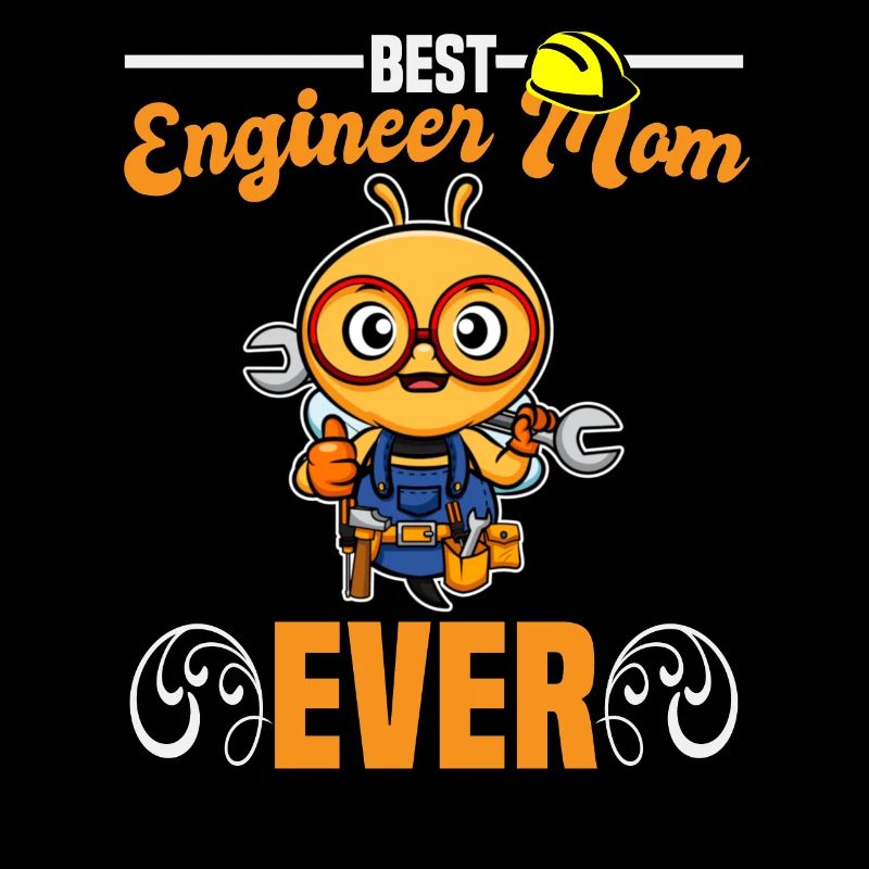 Best Engineer Mom Ever Construction Worker Mommy