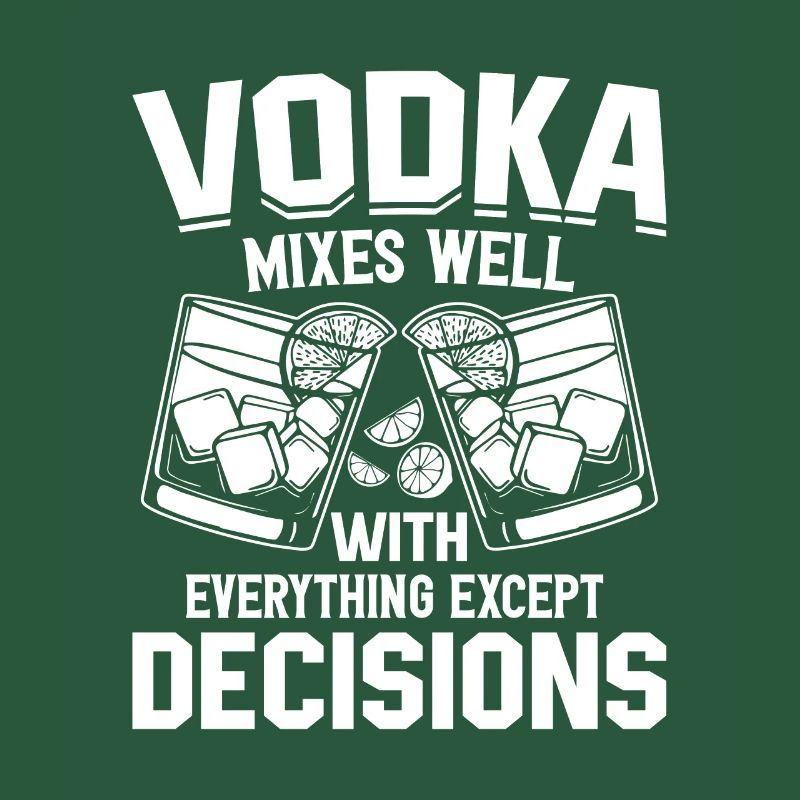 L’alcool est une solution - la vodka pour les amateurs de boisson