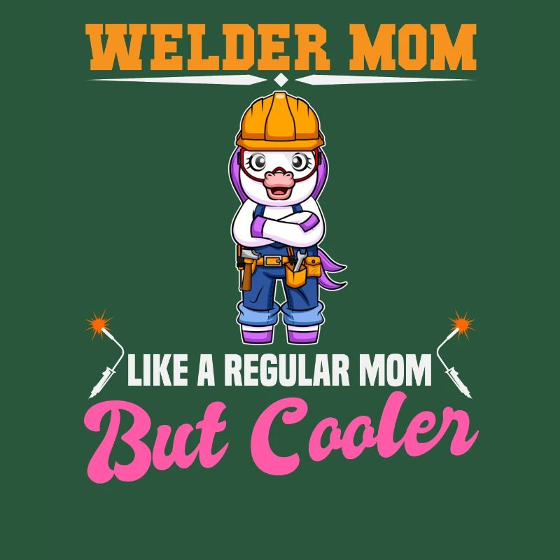 Maman soudeuse comme une maman régulière mais plus cool