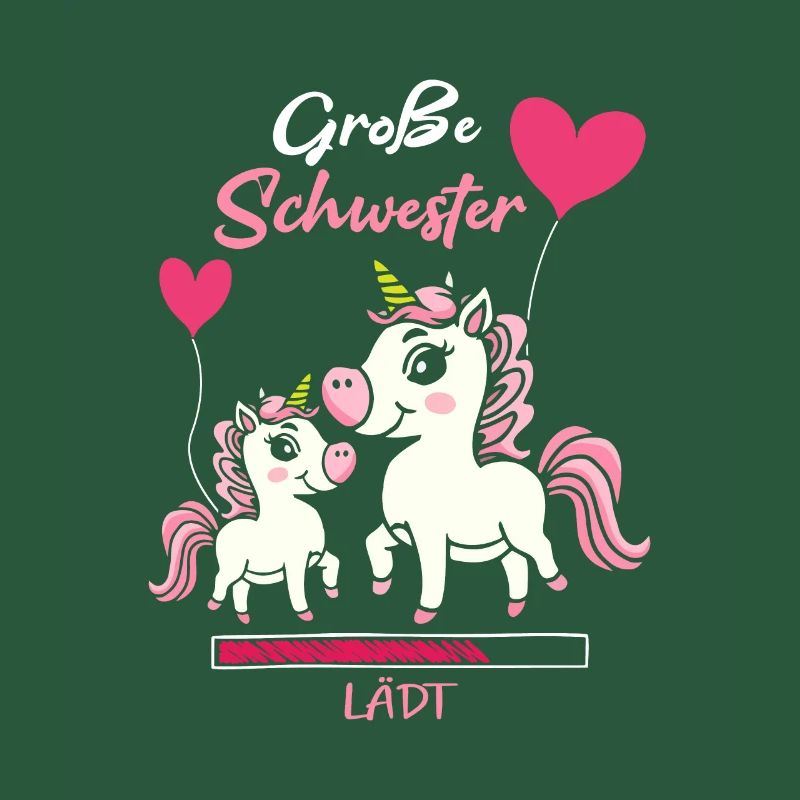 Große Schwester Lädt Einhorn
