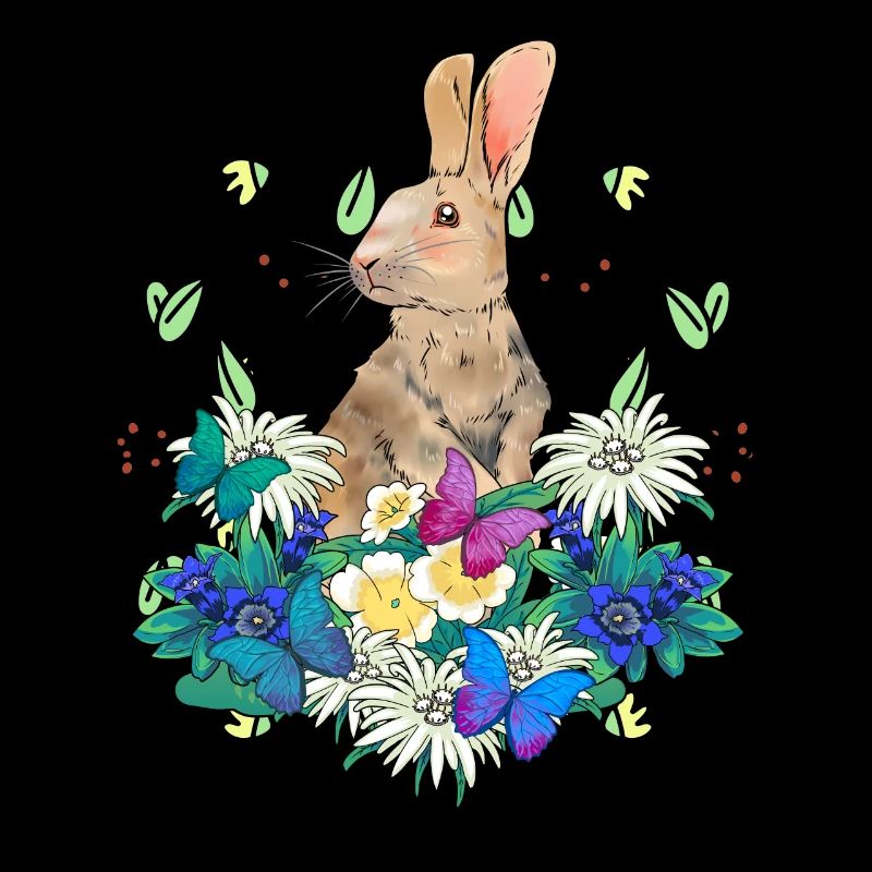 Early Spring Rabbit Easter Happy Easter Nature