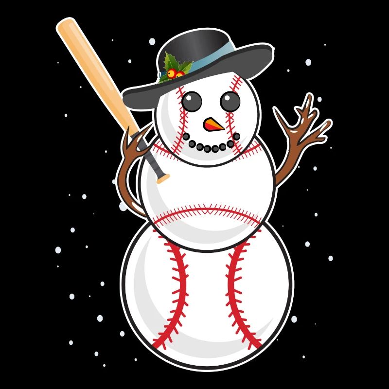 Baseball Snowman Baseball Player Baseball Player