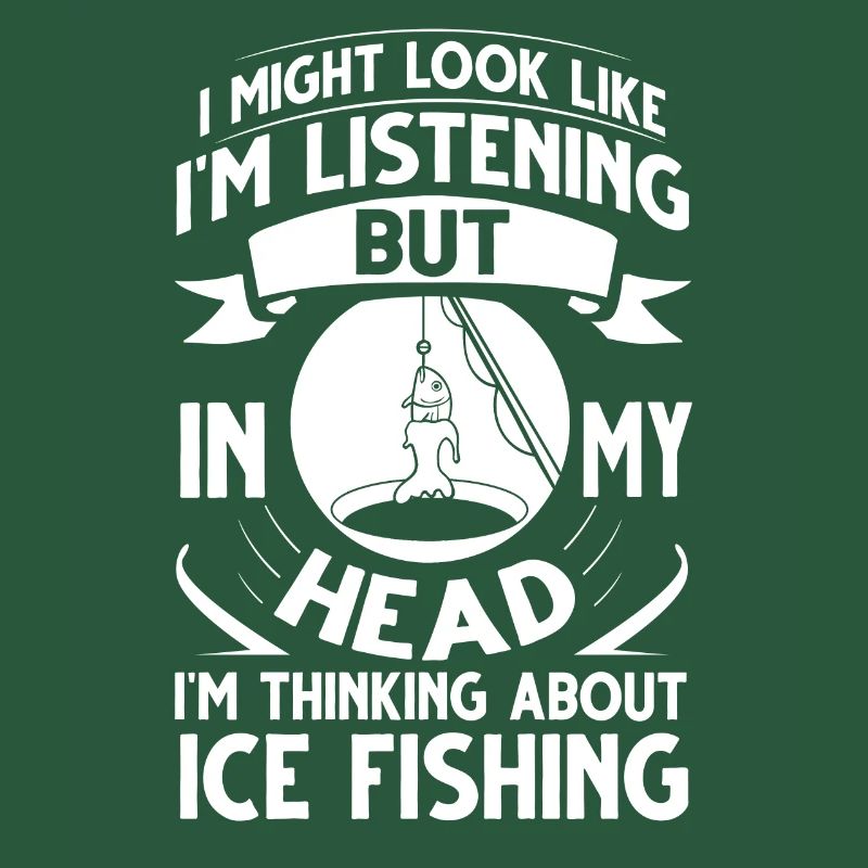 Eisfischen Fischer Eislöcher Eisbohrer Eis Fischen