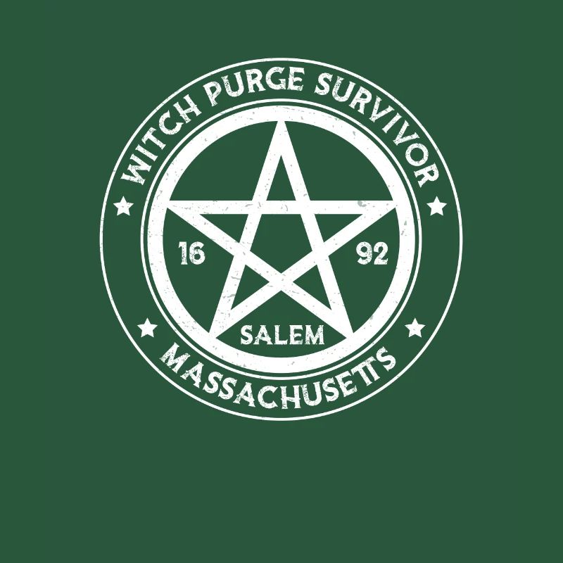 Wicca Pentacle 1692 Salem Massachusetts Eine