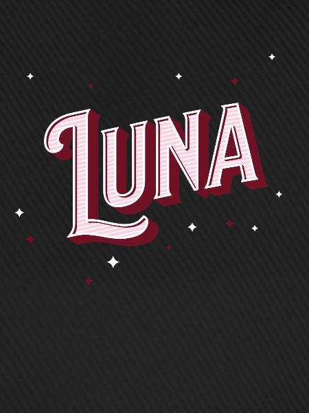 Luna name personalized