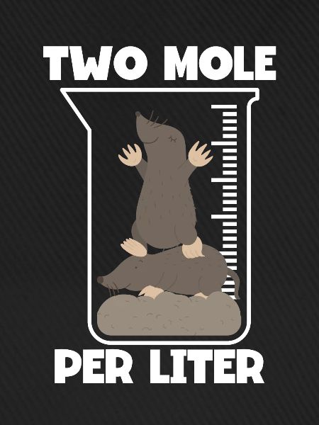 Two moles per litre