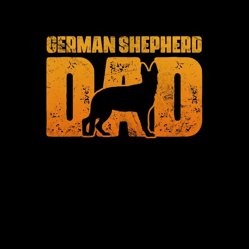 Deutscher Schäferhund Vater Vatertag Geschenk