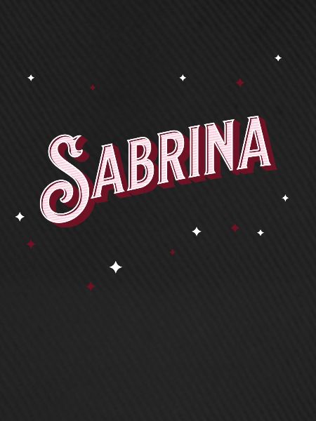 Sabrina's name personalized
