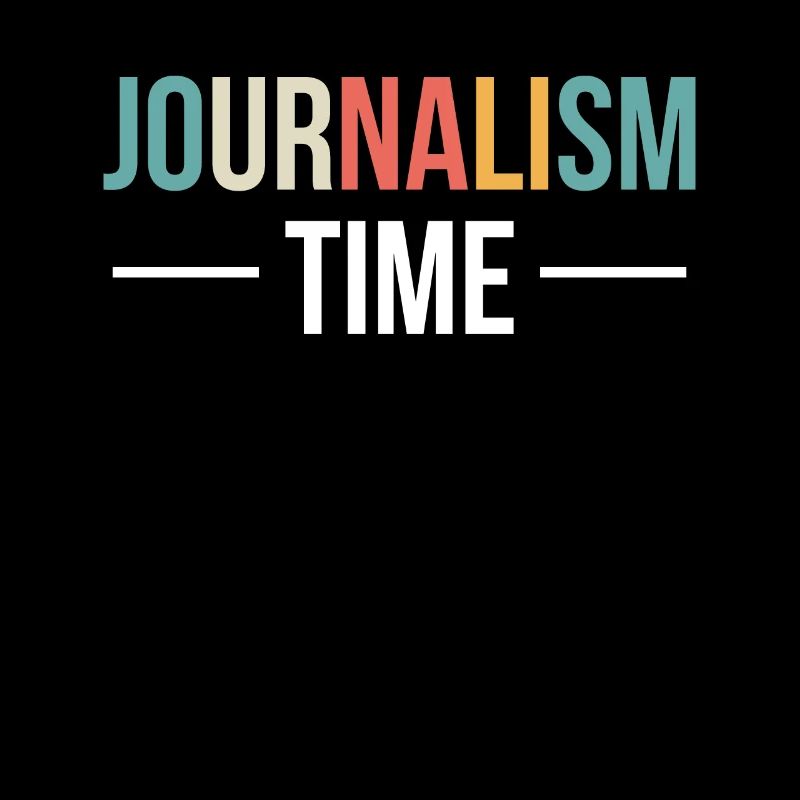 Cadeau de chemise de temps de journalisme,