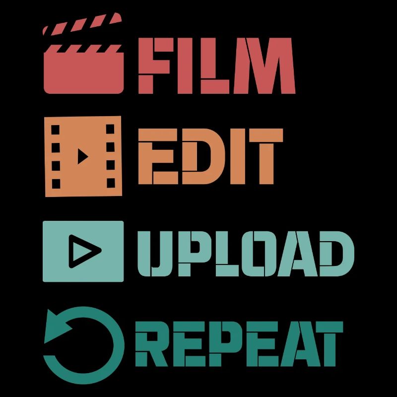 film edit upload repeat Design for a films