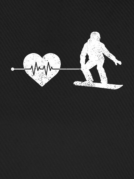 Snowboarding heartbeat