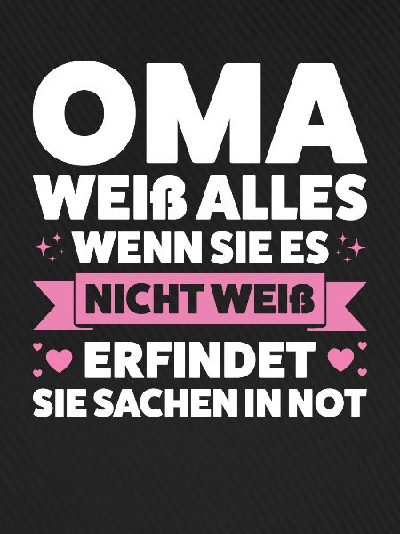 Oma Großmutter Omas Geschenk