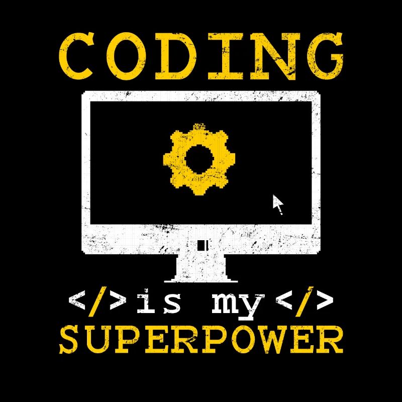 Le codage est mon superpouvoir Programmeur de logiciels Codeur