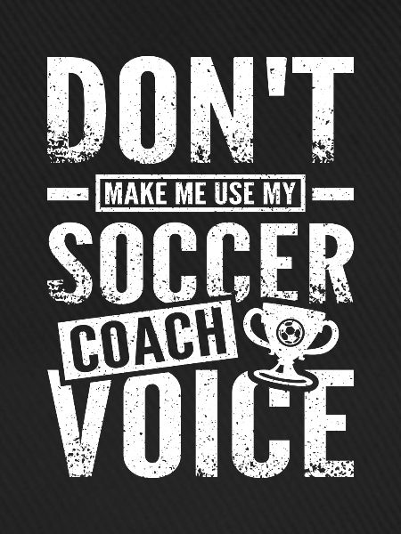 Soccer coach voice