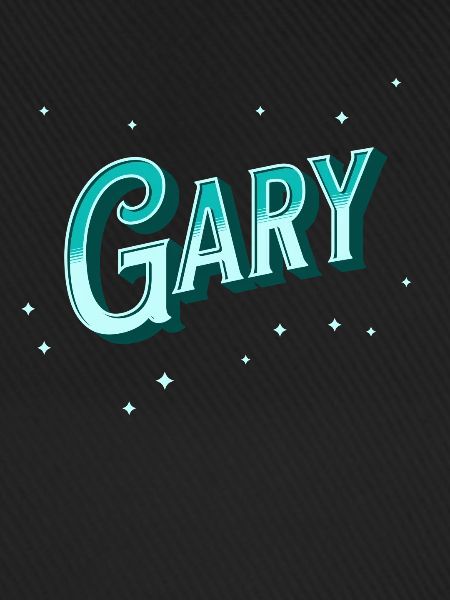 Gary's name personalized