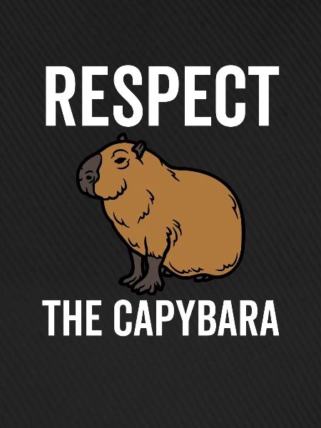 Respect The Capybara
