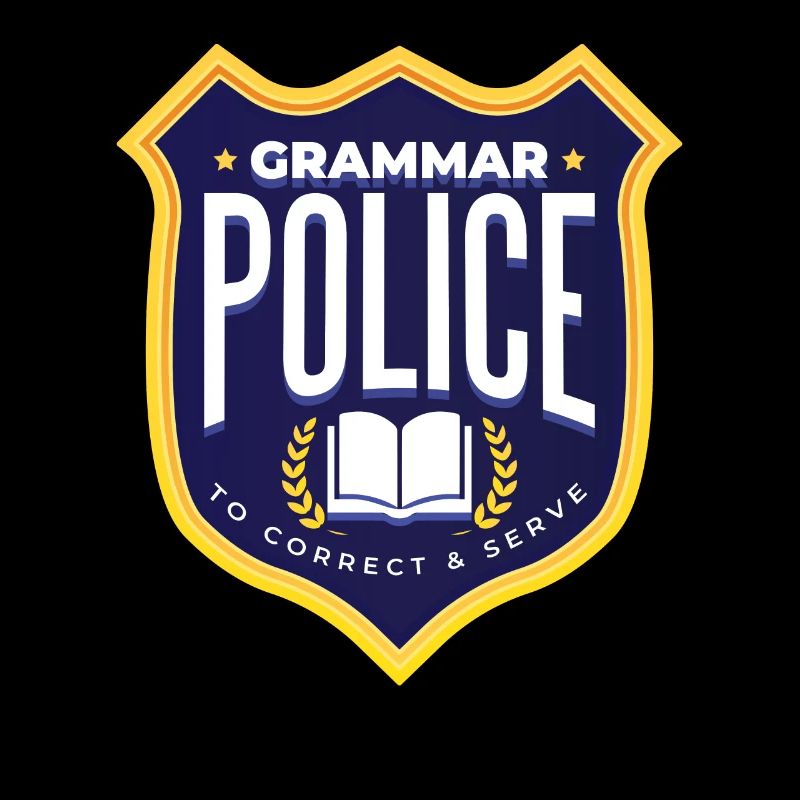 Grammatikpolizeikost�m Halloween Grammatikpolizei
