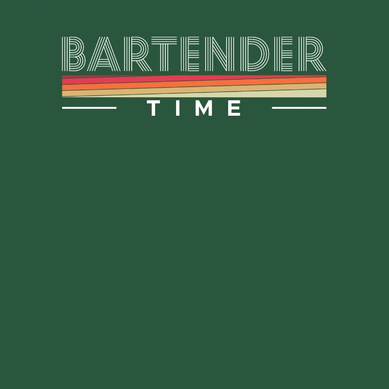 Bartender Time Shirt Geschenk Barkeeper
